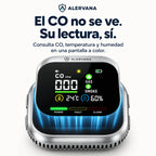 ALERVANA™ — Detector de gas y monóxido de carbono 6 en 1
