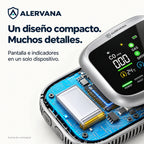 ALERVANA™ — Detector de gas y monóxido de carbono 6 en 1