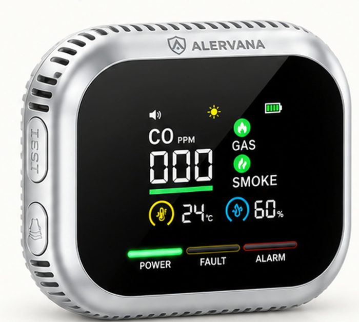 Detector ALERVANA con pantalla de CO